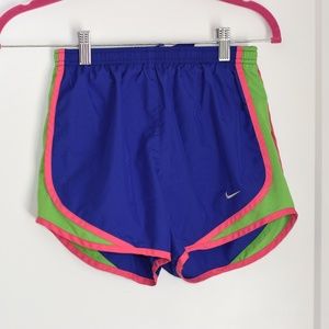 2 Pairs of Vibrant Nike dry-fit athletic shorts